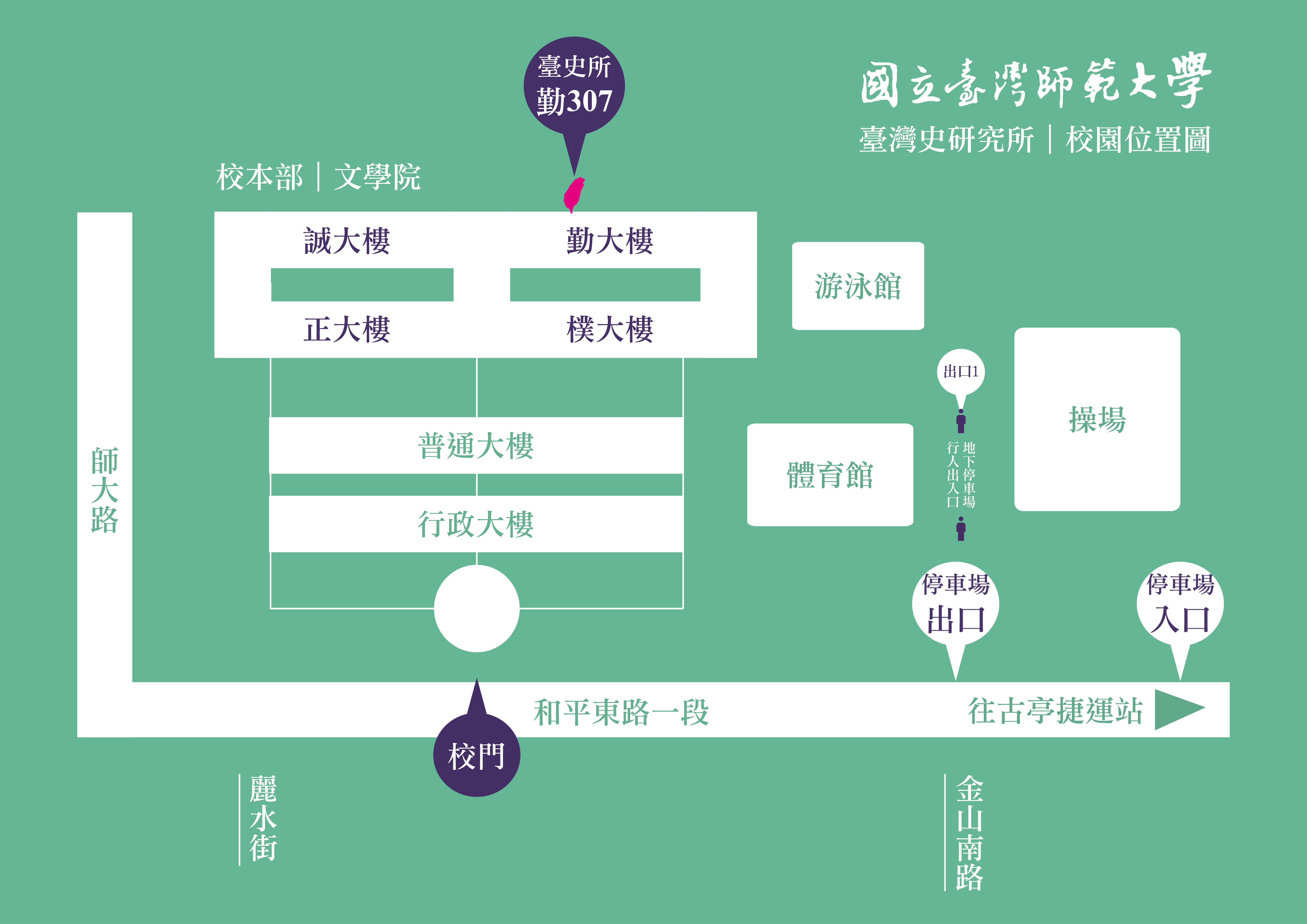 臺史所位置地圖